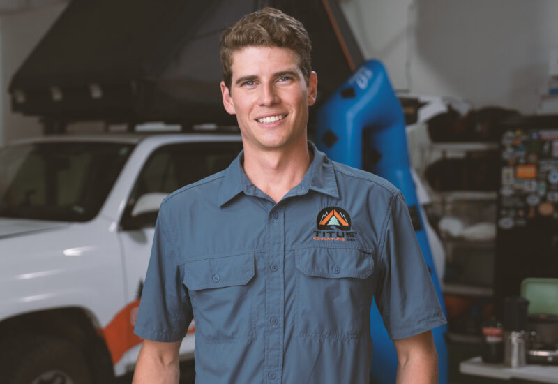 Outdoors ambassador, Terrence, smiling for headshot photo